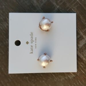 NWT Kate Spade Faux Pearl Earrings